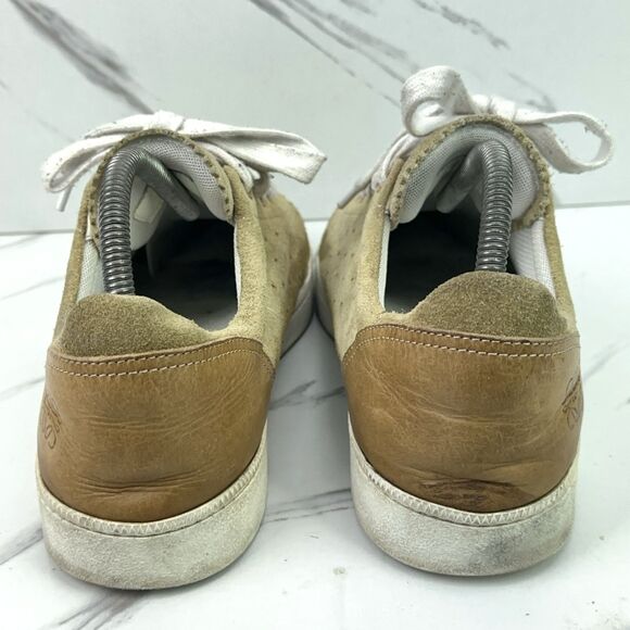 Loewe Low Top Mens Size 42 EU 9 US Tan Khaki Suede Sneakers Italy Made Shoes main image 4